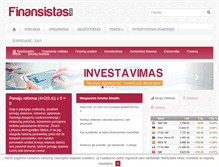 Tablet Screenshot of finansistas.net